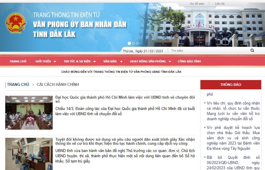 Văn phòng UBND tỉnh ban hành Kế hoạch tuyên truyền cải cách hành chính Nhà nước năm 2023